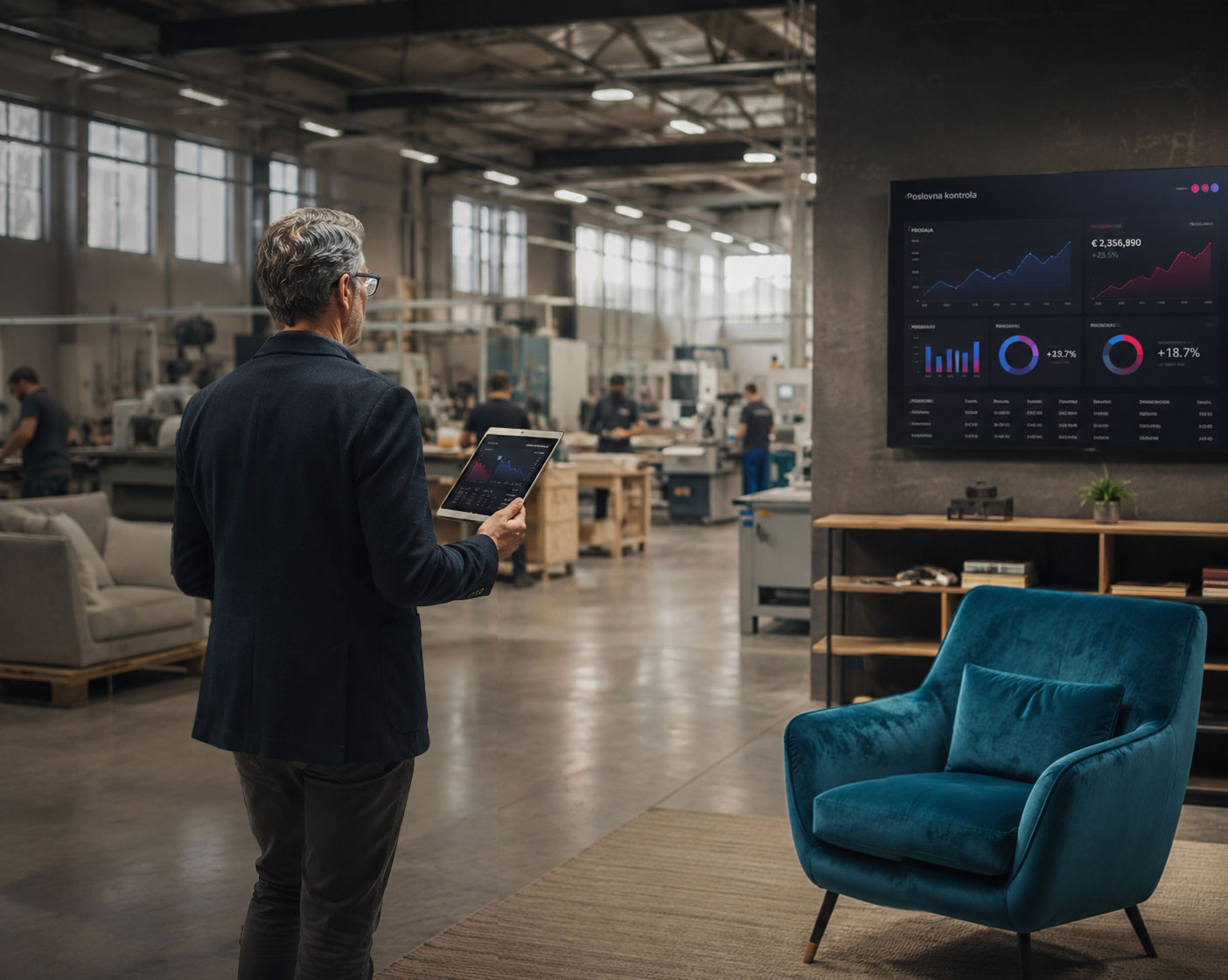 Stabilimento produttivo collegato alla piattaforma Connect Marketplace
